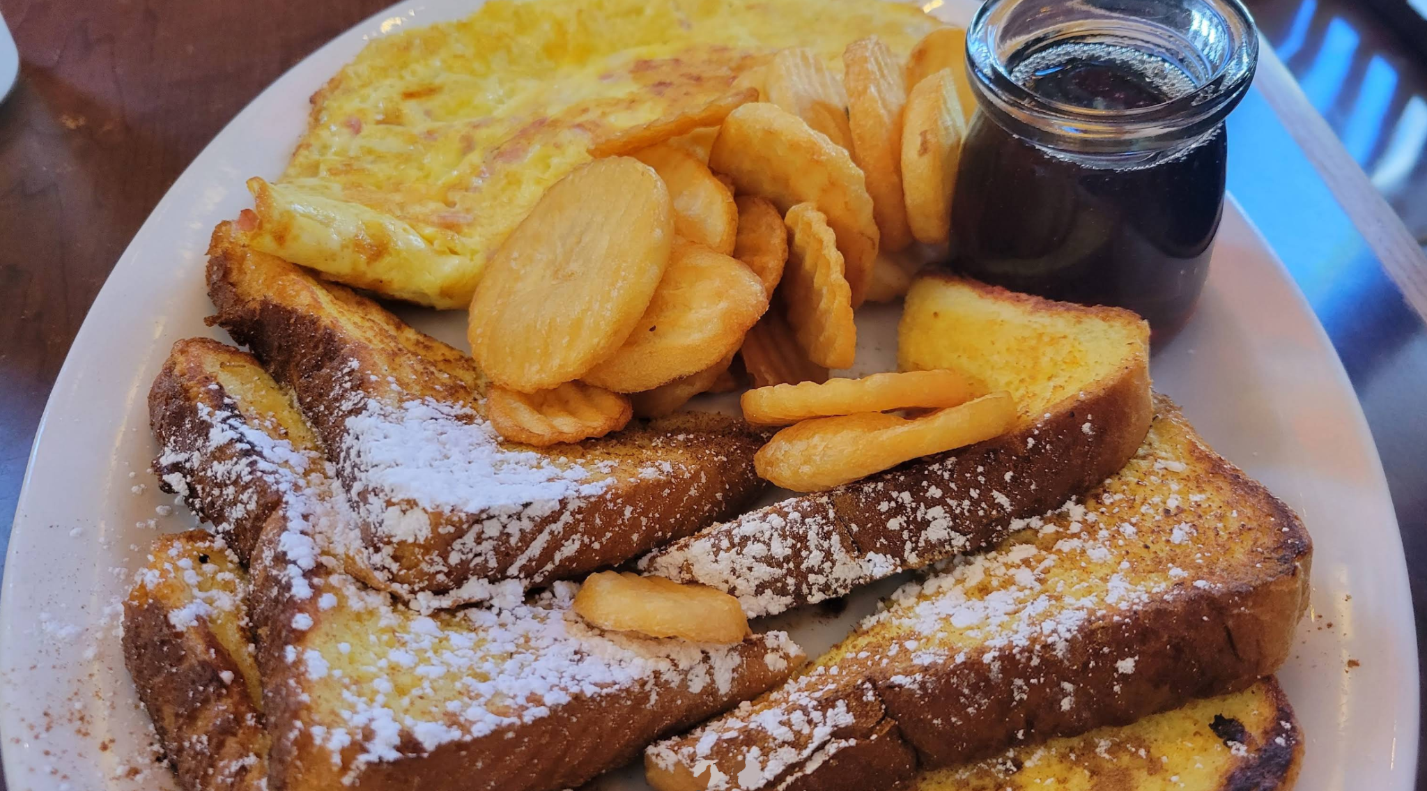 French Toast with Omelette